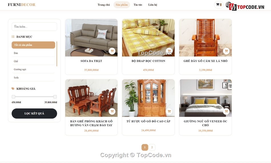 Web bán nội thất,bán nội thất,bán hàng  nội thất